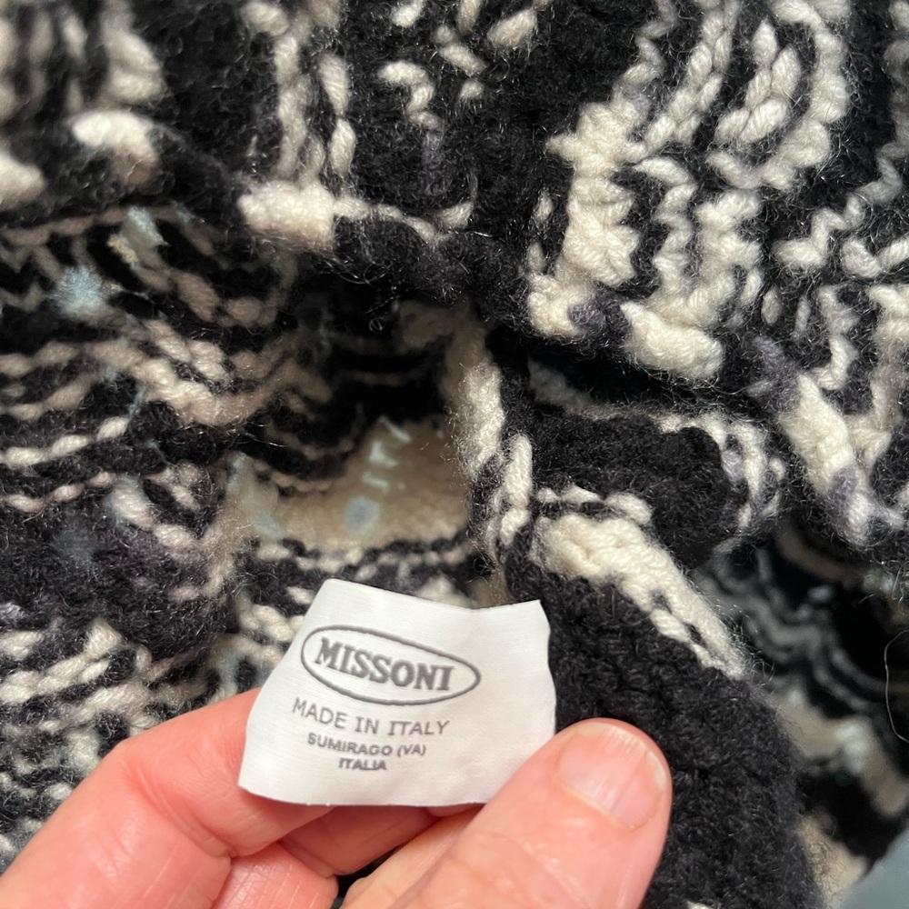 Missoni cashmere, thick yarn, shrug - size 44 - Picture 6 of 10